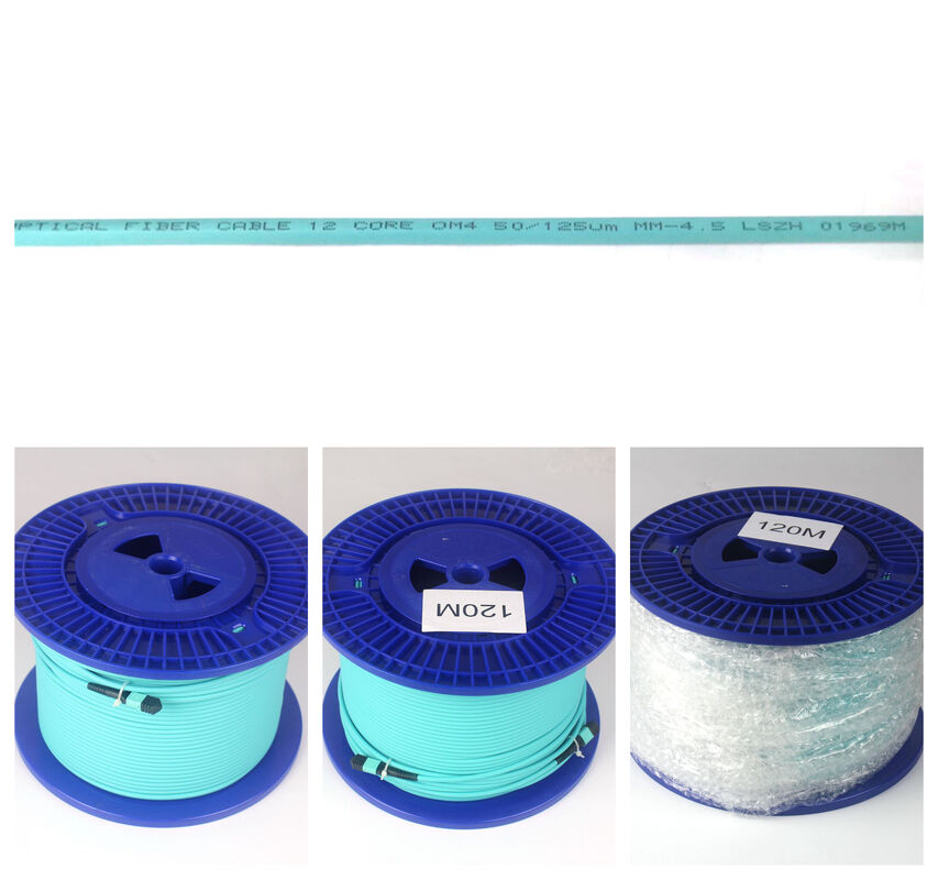 فابریکه پایان بخش چند هسته ای MPO / MTP پیچ کابل برای فضای محدود استفاده از مراکز داده