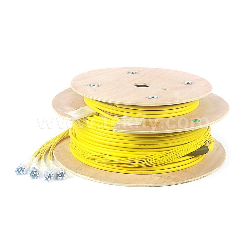 پیش از اتمام Patchcord 48Cores LC-LC فیبر نوری Breakout Drop Cable برای مرکز داده های مخابراتی