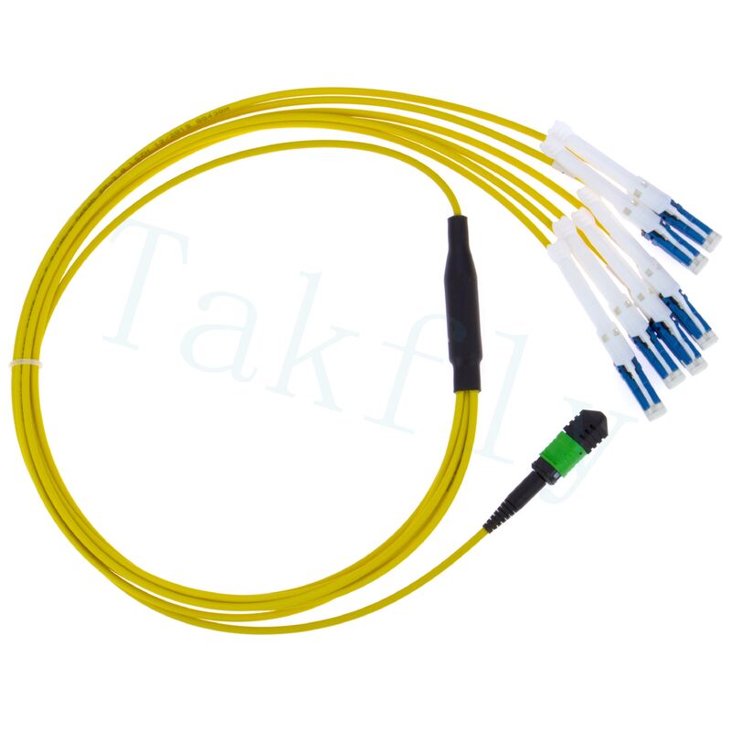 MPO به CS Breakout Patch Cord – راه حل با چگالی بالا برای اتصالات مرکز داده 400G/800G