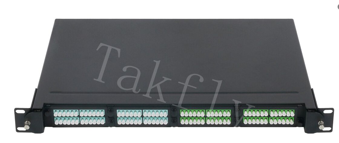 پانل توزیع فیبر MPO/MTP 1U Rack-Mount، ماژول کاسه از پیش متصل شده، 4 اسلات، رابط LC/MPO، برای مدیریت فیبر مرکز داده