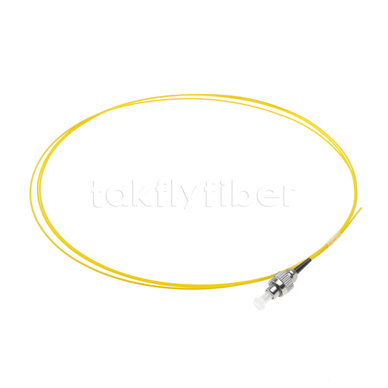 FC Simplex Optical Pigtail ️ حالت تک 9/125μm، 1m/2m/3m طول، 0.9mm/2.0mm/3.0mm، ژاکت PVC/LSZH