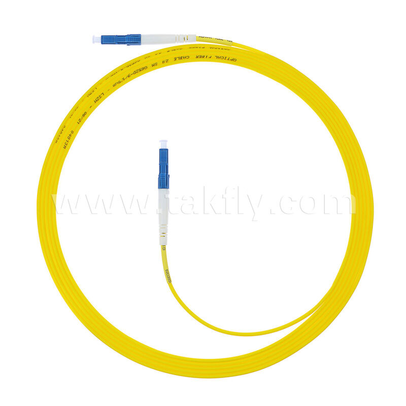 LC-SC Patch Cord SingleMode / Multimode، Simplex & Duplex (1 هسته 2 هسته) کابل پرتاب فیبر نوری