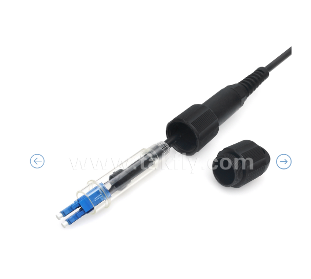 IP67 پنبه ضد آب LC-LC Duplex Patch Cord