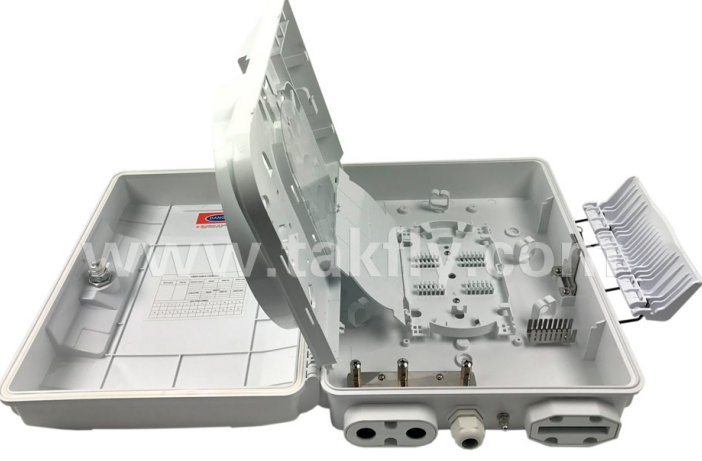 FTKS-1805-16K-24E-24H 24 پورت جعبه پایان فیبر برای ساختمان شبکه ارتباطی FTTx از چین