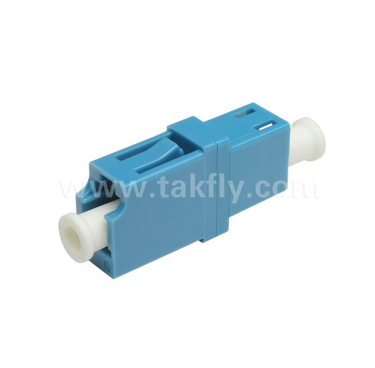آداپتور فیبر LC Simplex ️ از دست دادن ورودی کم ، تراز دقیق ، مقاومت در برابر دمای بالا و پایین ، برای مرکز داده و اتصالات فیبر FTTx