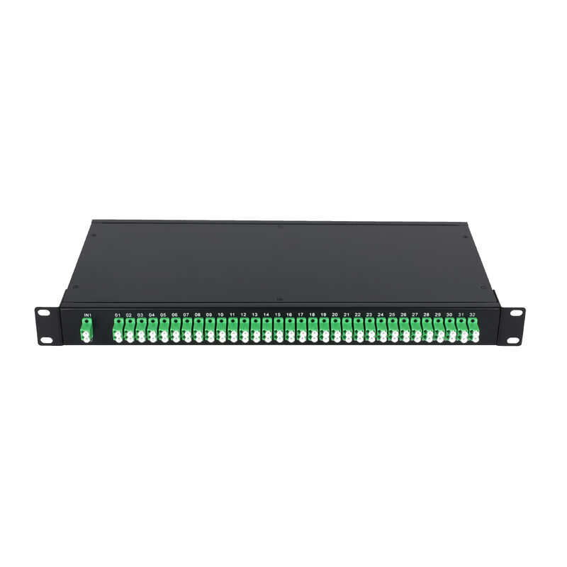 تقسیم‌کننده PLC فیبر نوری LC 1U 19 اینچی 2x64 Rack Mount برای مرکز داده FTTx