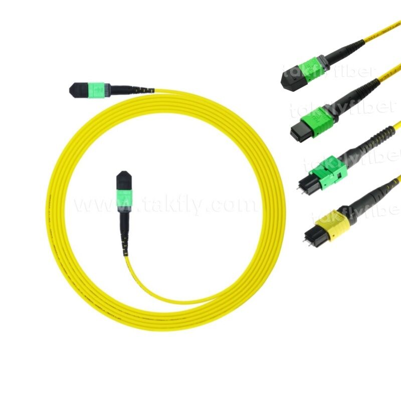 MPO MTP Patchcord SM Trunk Cable 12F فیبر نوری برای مرکز داده AI Telecom FTTX کابل کشی