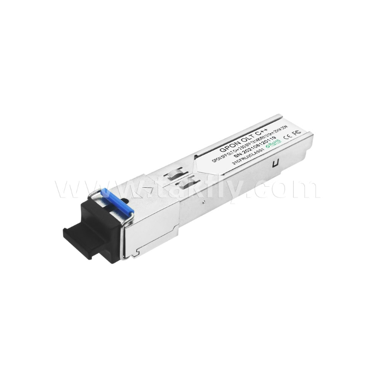 فرستنده گیرنده SFP GPON OLT کلاس C++ GP4321-3SCDC2x – 2.5G/1.25G، 1490 نانومتر DFB، 1310 نانومتر APD-TIA، SC/UPC، بودجه لینک 32dB+
