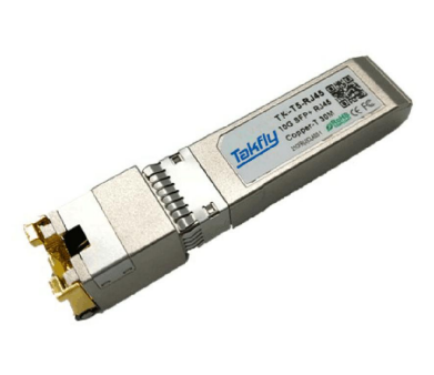 فرستنده و گیرنده مسی 10G BASE-T SFP+ | شبکه فیبر نوری با کیفیت بالا | (TK-T5-RJ45)