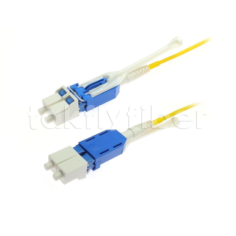 Uniboot Duplex Fiber Optic Patchcord قطر 2.0mm با فیبر G657A1 و LSZH Jacket LC PC Connector