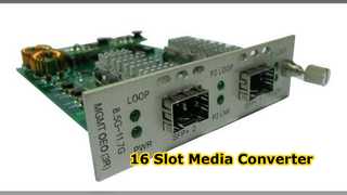 16 اسلات مدیا مبدل شاسی Rackmount